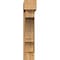 Ekena Millwork Balboa Block Rough Sawn Bracket w/ Offset Brace, Western Red Cedar, 8"W x 32"D x 40"H BKT0806X32X40BOA05RWR - alternate 2